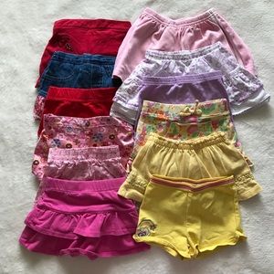 Bundle 12 shorts/ 18 mos.